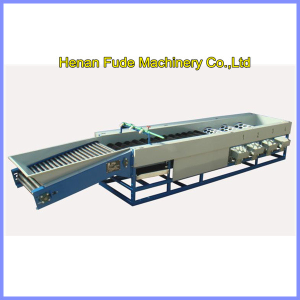 Quality apple polishing and grading machine, apple cleaning and sorting machine for sale