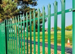  Various Heights Available Odm Steel Palisade Fencing Security Splayed Triple Spike Manufactures