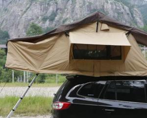  Portability 2-3 Person Large Turnover Roof Top Tent Soft Shell For 4x4 Accessories Manufactures