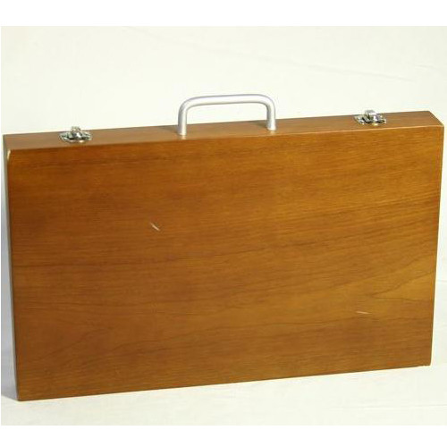  wooden tool box with Metal handle, hinged & clasp, Stained box Manufactures