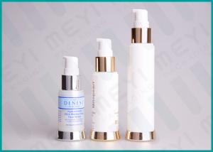  Silkscreen Printing PP Cosmetic Pump Bottle Airless Dispenser Bottles With SAN Cap Manufactures