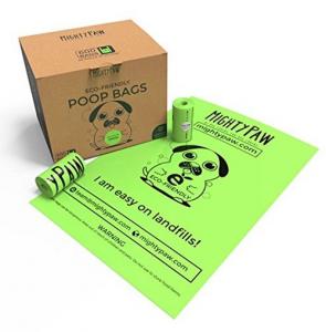  Eco Friendly Compostable Pet Waste Bags , Biodegradable Dog Poop Bags Manufactures