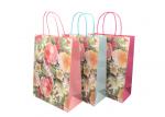  Exquisite Sustainable Promotional Paper Gift Bags Flower Pattern Design Manufactures