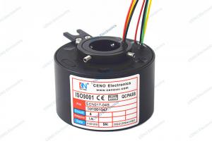  4 circuits signal slip ring with speed 600rpm for industry application Manufactures