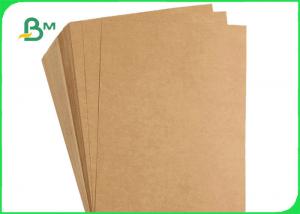  280 - 300 gsm Brown Kraft Paper For Folders 56 x 100 cm Good Stiffness Manufactures
