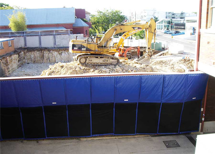  Temporary Acoustic Barrier 40dB noise Reduction Waterproof and Fireproof Manufactures