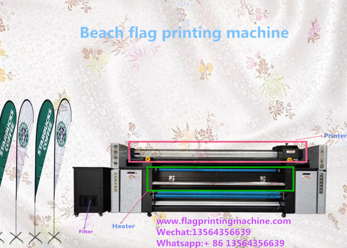  1400DPI Dual CMYK Inkjet Textile Printing Machine 2000mm Width Manufactures