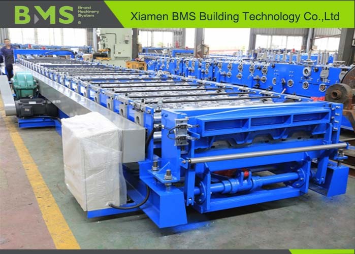  20 Stations Cold Floor Dcek Roll Forming Machine With PLC Control System Manufactures