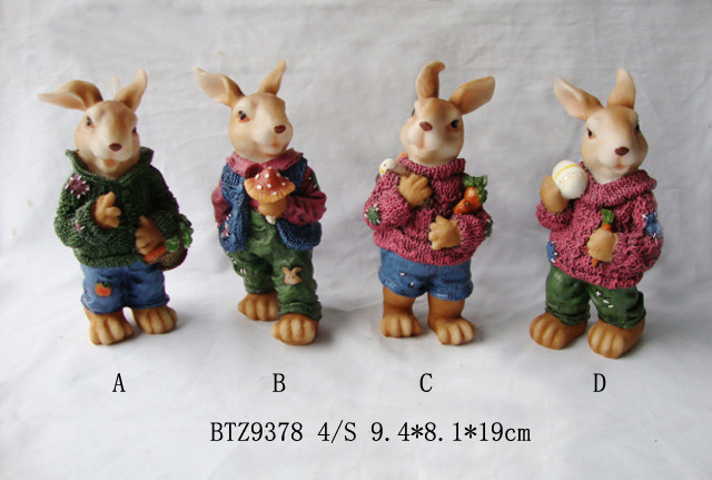  Polyresin rabbit, resin animals Manufactures