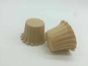  Unbleached Nature Brown Paper Coffee Filters For K Cups , Cupcake Coffee Filters Manufactures