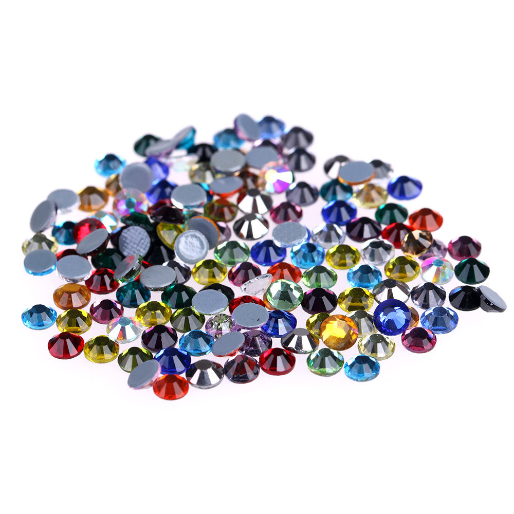  Ss4 / Ss6 MC Glass Rhinestones , Flat Back Glass Crystals Eco - Friendly Manufactures
