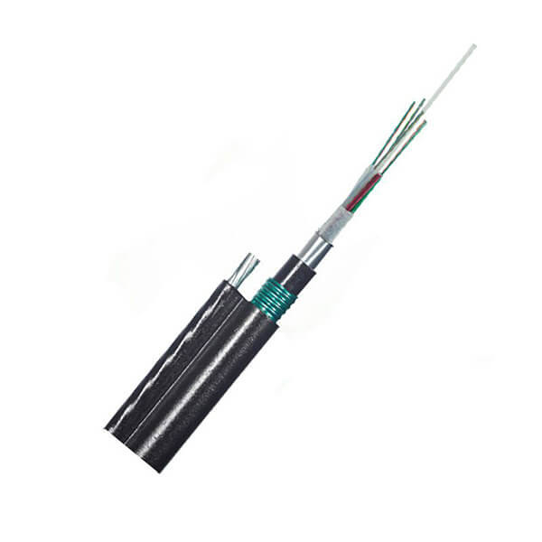  GYFTC8A53 Aerial Fiber Optic Cable Self Support 96 Core Figure 8 For Network Manufactures