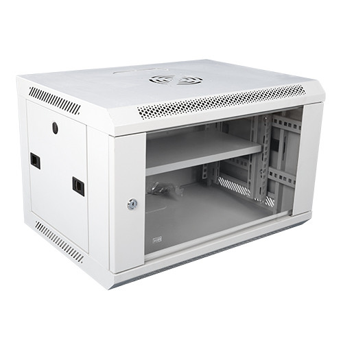  Wall Mount Locking Server Small Network Cabinet Mobile Server Rack In White Manufactures