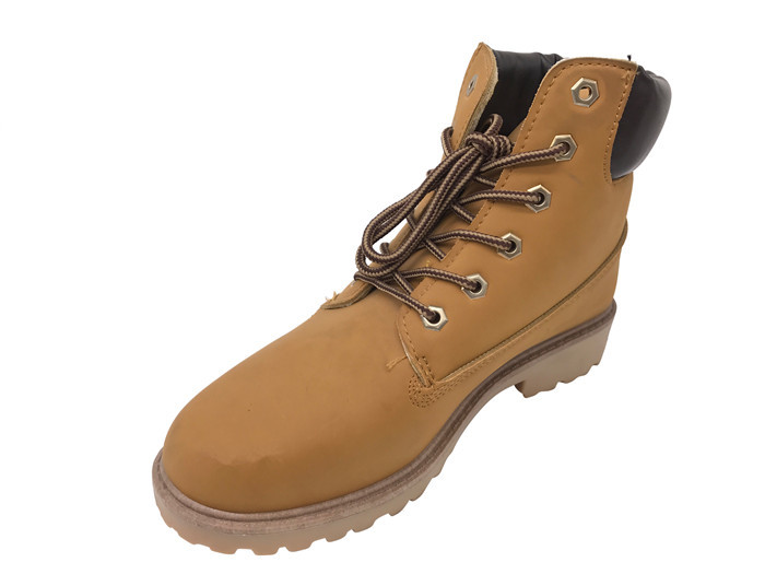  Cuff Collar Men'S Composite Toe Work Boots Camel Color Flame Resistant Work Boots Manufactures