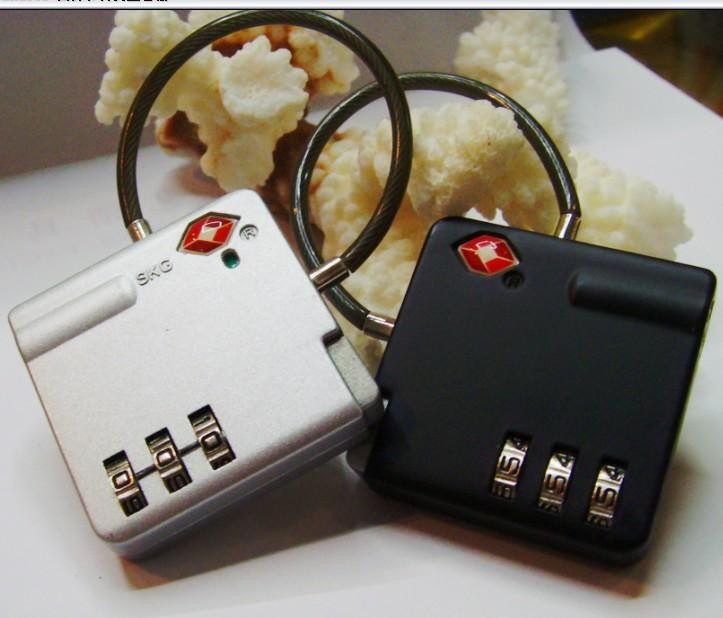  3-dial TSA combination Wire luggage lock Manufactures