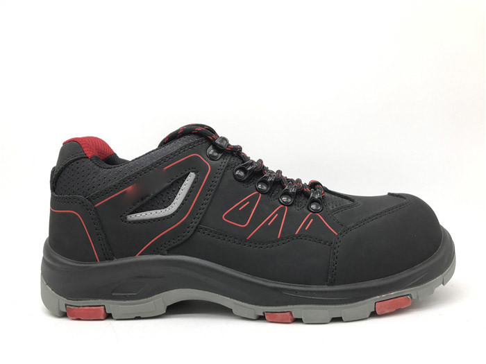  Vulcanized Outsole Black Work Shoes Shock Resistance For Indoor Clerk Manufactures