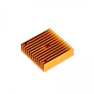  40*40*11mm MK7 MK8 3D Printer Heatsink Gold Copper Radiator Manufactures