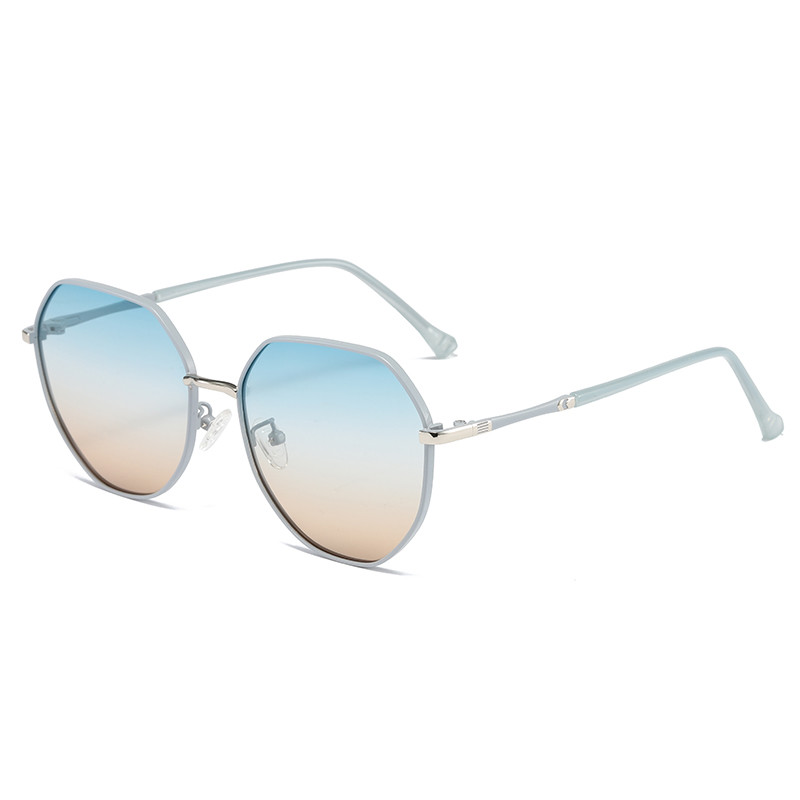  Protect Eyes Round Metal Sunglasses CE , Anti UV Polarized Sunglasses Manufactures