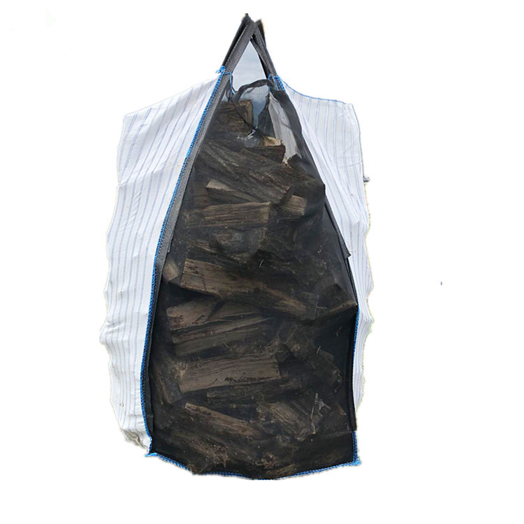  Firewood Packing Super Sacks Bags , 1000 KGS FIBC Jumbo Bags Top Open Bottom Closed Manufactures