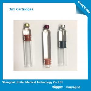  1.8ml , 2ml , 3ml Glass Insulin Pen Cartridge With CFDA / CE Certificate Manufactures