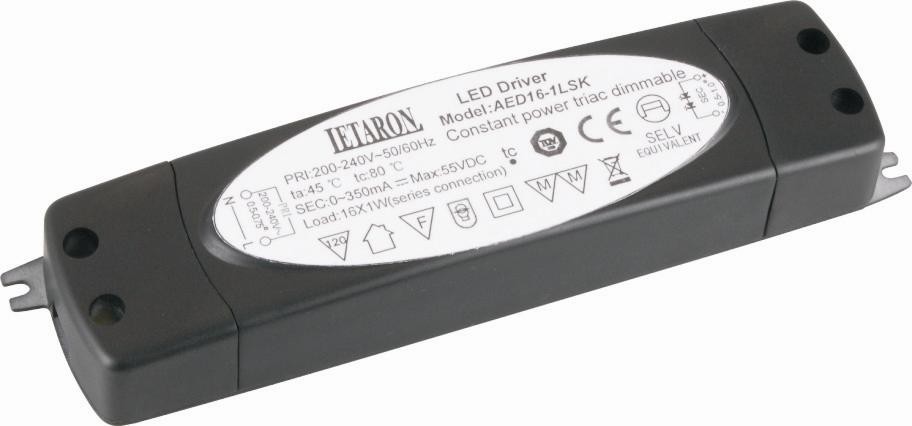  Multiple Constant Current Triac Dimmer LED Driver AED20-1LSK 350mA Manufactures