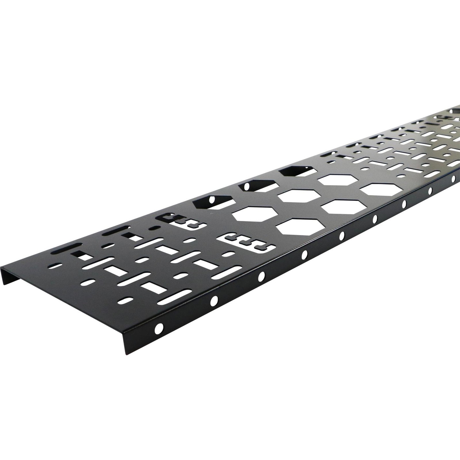  150mm 0U Black Cable Management Panel Multi Usage Enhanced Cable Tray 2pcs Manufactures