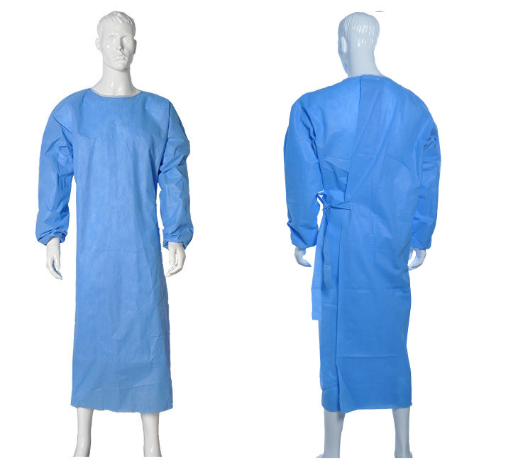  Isolation Disposable Medical Gowns , Disposable Plastic Gowns PP Material Manufactures