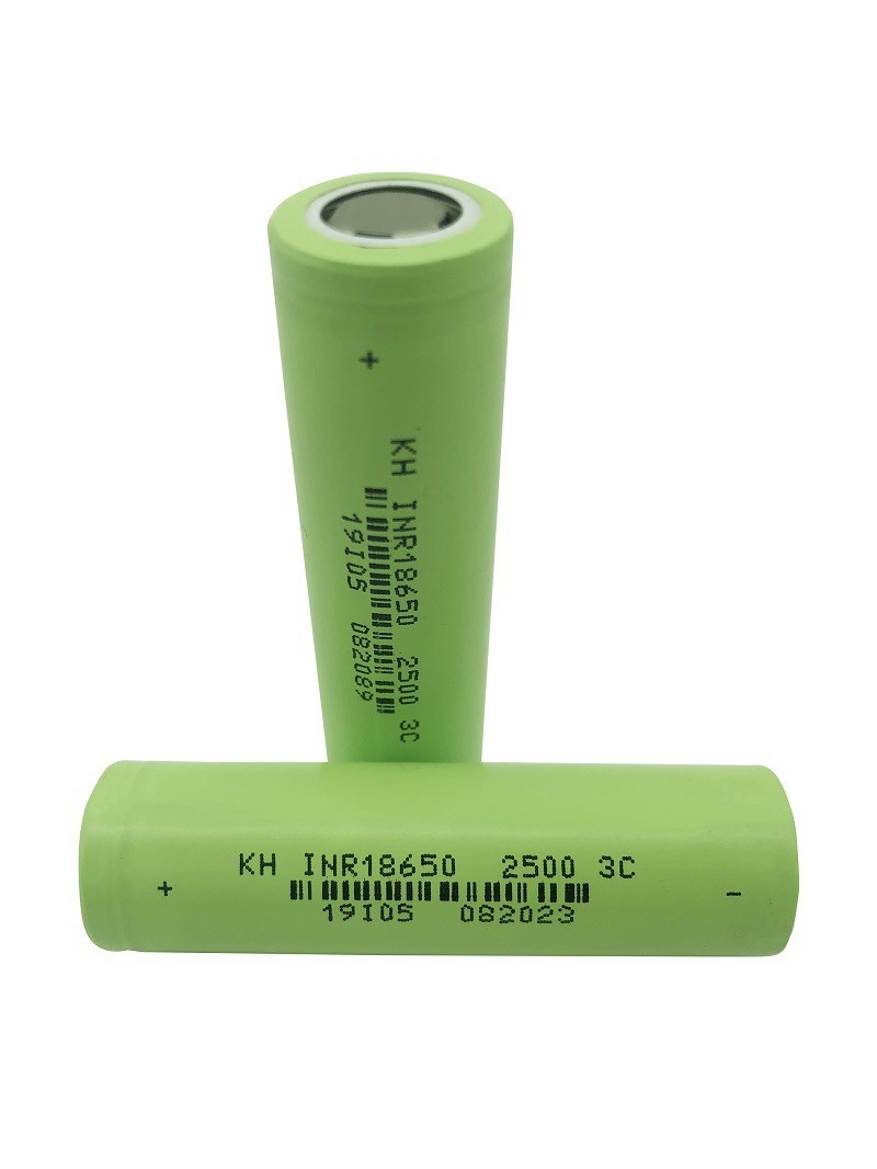  High Power 3.7 V 2500mAh 18650 Lithium Ion Battery Manufactures
