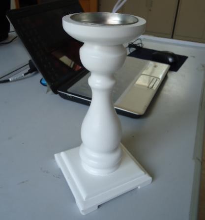 Wooden candle holder, candlesticks, MDF painted Manufactures