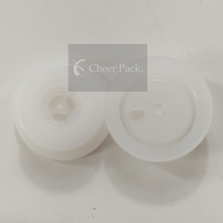  0.198cm Dia Silicone One Way Valve Plastic 100% PE For Coffee Bag Manufactures