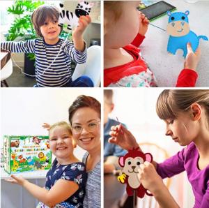  Felt Nonwoven Cloth Sewing with Safe Plastic Niddles for Kids Children Creative DIY handcraft Animals Bags OEM ODM Manufactures