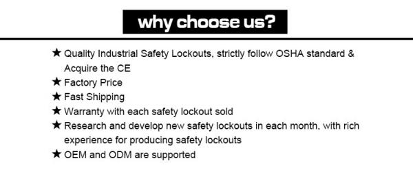 Top Manufacturer !!Wholesale! PP&PA Clamp-on Safety ELectric Breaker Lockout BD-D11