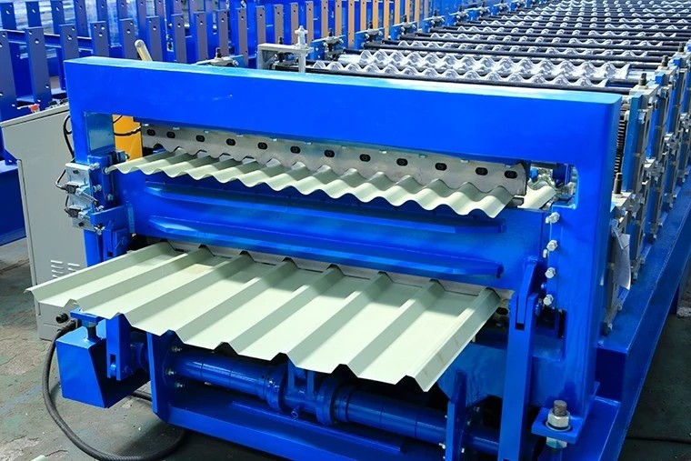  12-15m/Min Double Layer Roll Forming Machine , Metal Roofing Panel Roll Former Manufactures