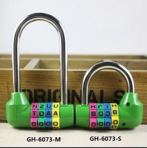  4 Digital Long Bar English Letter Combination lock Long anti-theft Combination Code lock Manufactures