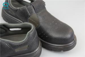China Industrial ESD Safety Shoes with Steel Toe Mens , Black Color on sale