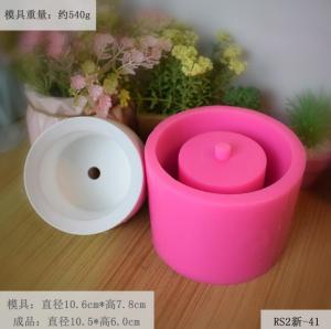  Round silicone mold for planters, garden cement planting pot mold Manufactures