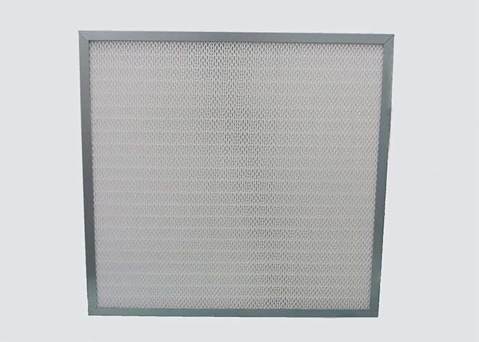  Mini Pleat Medium Clean Air HEPA Filter Galvanized Frame Synthetic Fiber Manufactures