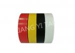  Flame Retardant Coloured Electrical Tape , Soft Polyvinyl Choride PVC Adhesive Tape Manufactures