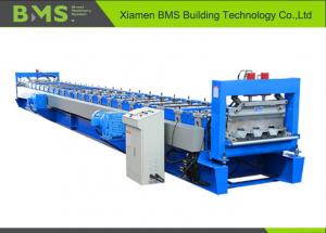  Taiwan Technology Floor Deck Roll Forming Machine With 5T Manual Decoiler Manufactures