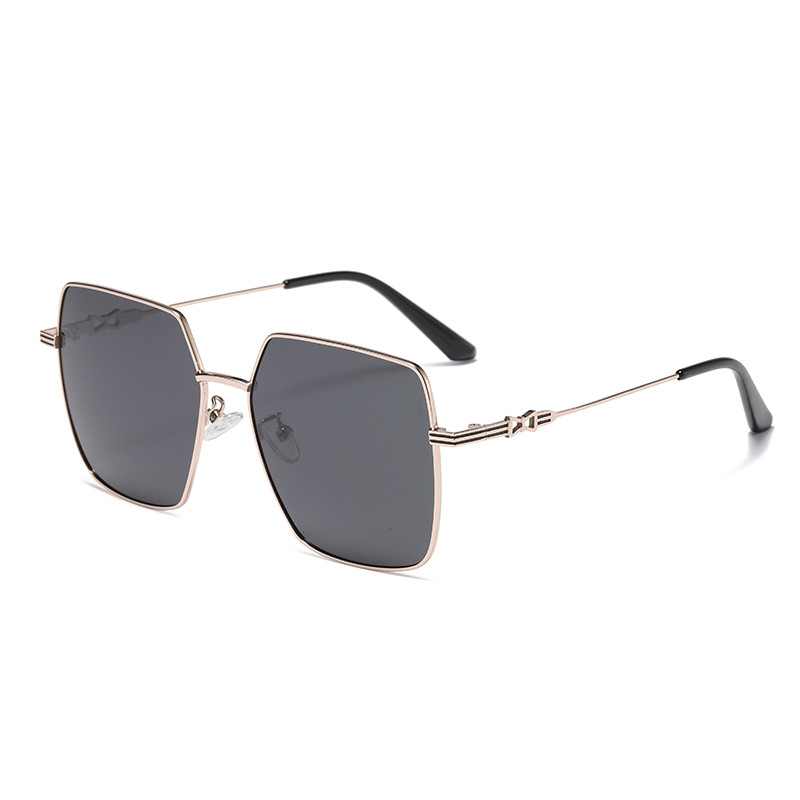  UV400 Protection Metal Frame Sunglasses Gradient Lens For Women Manufactures