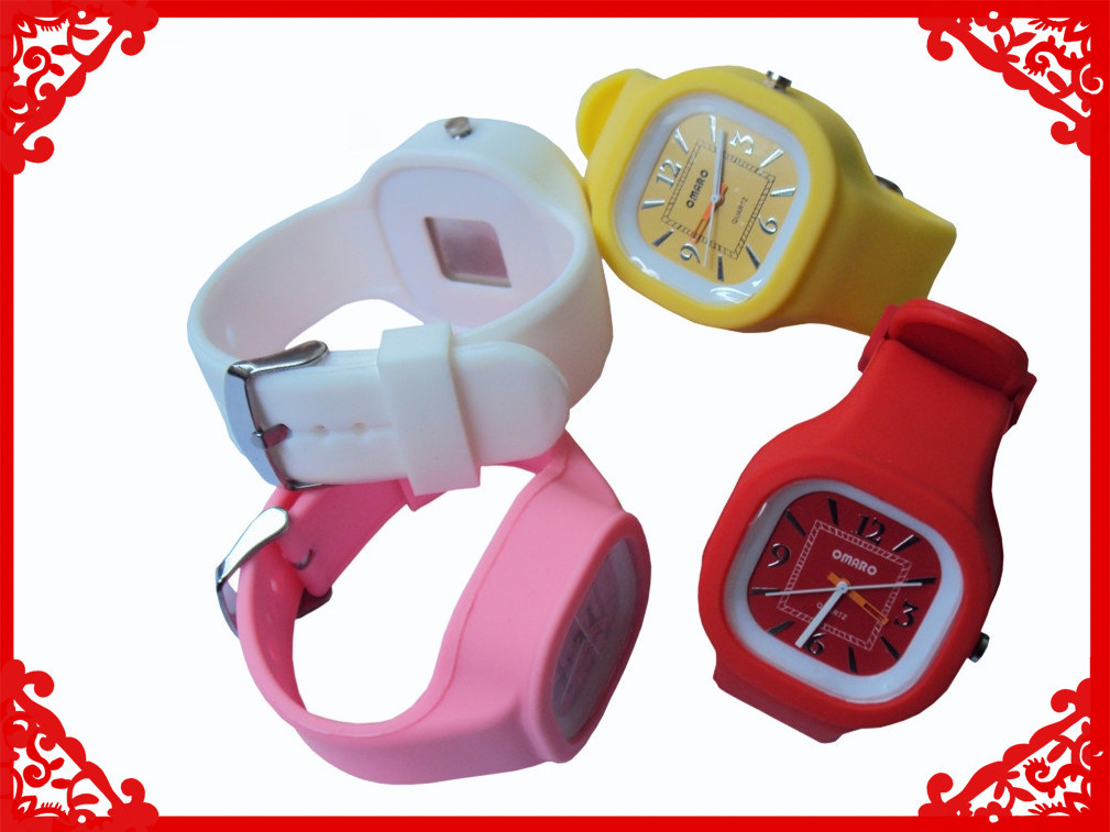  Newest 5ATM Waterproof TOP Quality Watches Custom Jelly watch Silicon Watch Manufactures