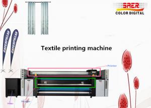  3.5kw Beach Flag Inkjet Textile Printing Machine With 4 Head Manufactures