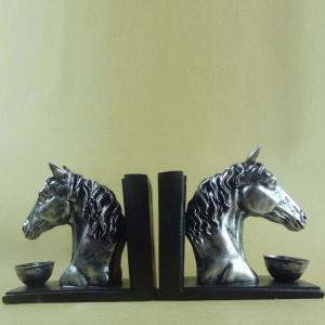  Polyresin Book End/ Horse head Book ends Manufactures