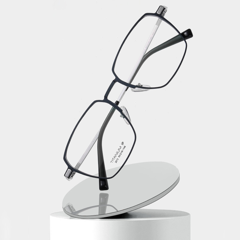  Al Mg Alloy Titanium Frame Glasses Ultra Light Non Prescription Manufactures