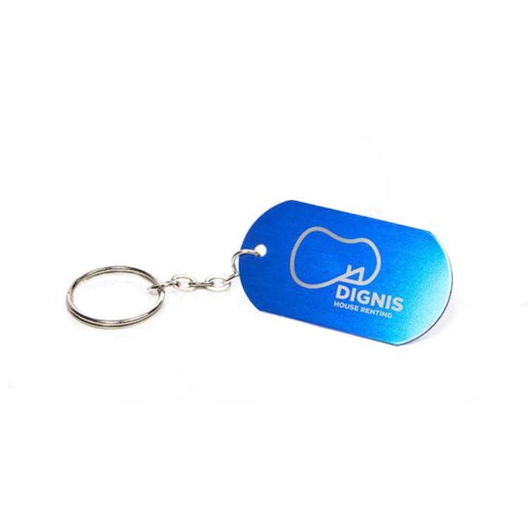  Customized Printing Fashion Stainless Steel Keychain / Jewelled Key Rings Manufactures