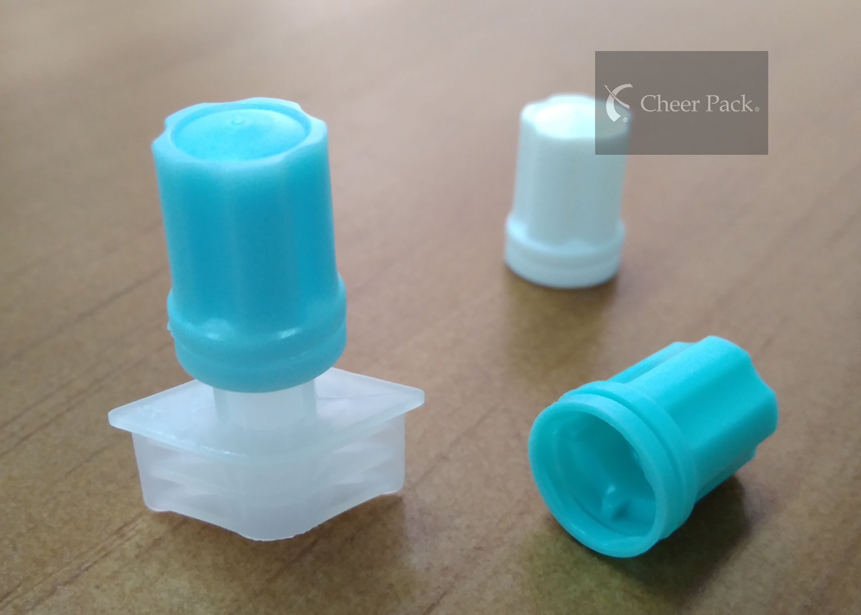  Food Grade Plastic Spout Cap For Stand Up Pouch , 5 Millimeter Inner Size Manufactures