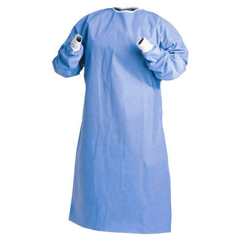  Clinic Reinforced  Disposable Medical Gowns , Disposable Surgeon Gown Antibacterial Manufactures