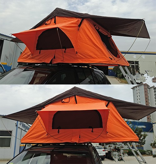  Off Road 4 Person Roof Top Tent Easy Assembling 233*140*123cm Inner Size Manufactures