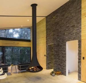  Wood Suspended Stove Hanging Wood Burning Fireplace For Indoor Heating Manufactures