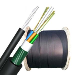  12 Core GYTC8S Aerial Optic Cable Single Mode Outdoor Central Loose Tube Armored Manufactures